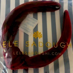 Lele Sadoughi velvet headband